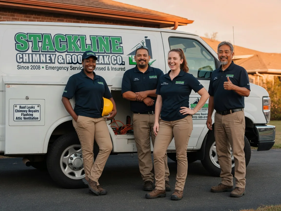 Chimney flashing repair company in Ash, NC